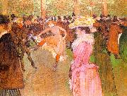  Henri  Toulouse-Lautrec Training of the New Girls by Valentin at the Moulin Rouge China oil painting reproduction